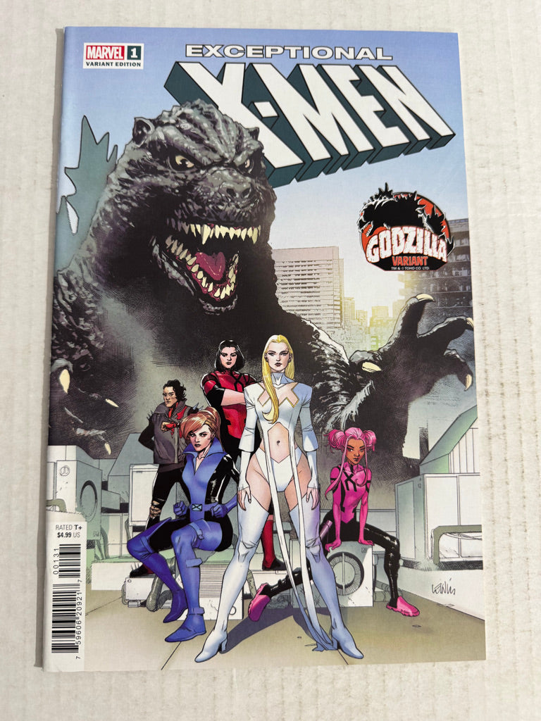 EXCEPTIONAL X-MEN #1 NM Leinil Yu Godzilla Variant