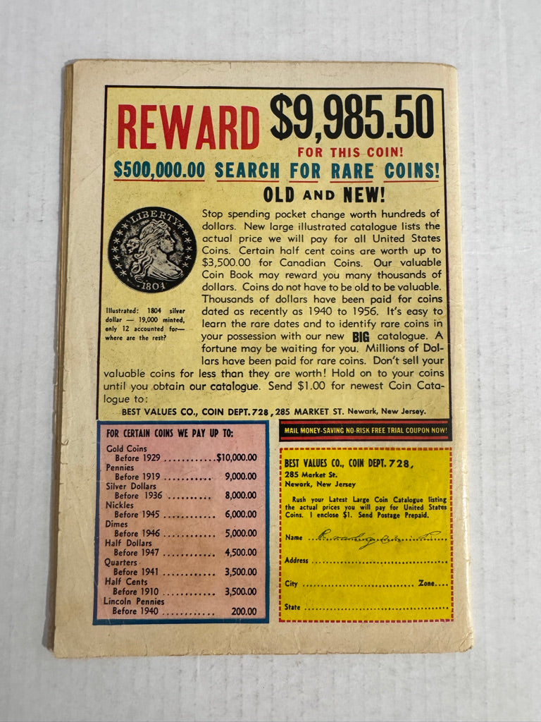 JUSTICE LEAGUE OF AMERICA #12 VG 1ST APPEARANCE