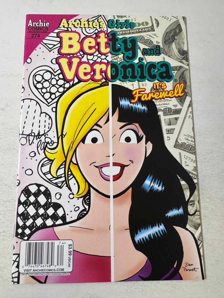 ARCHIE'S GIRLS BETTY AND VERONICA #274 VF/NM NEWSSTAND
