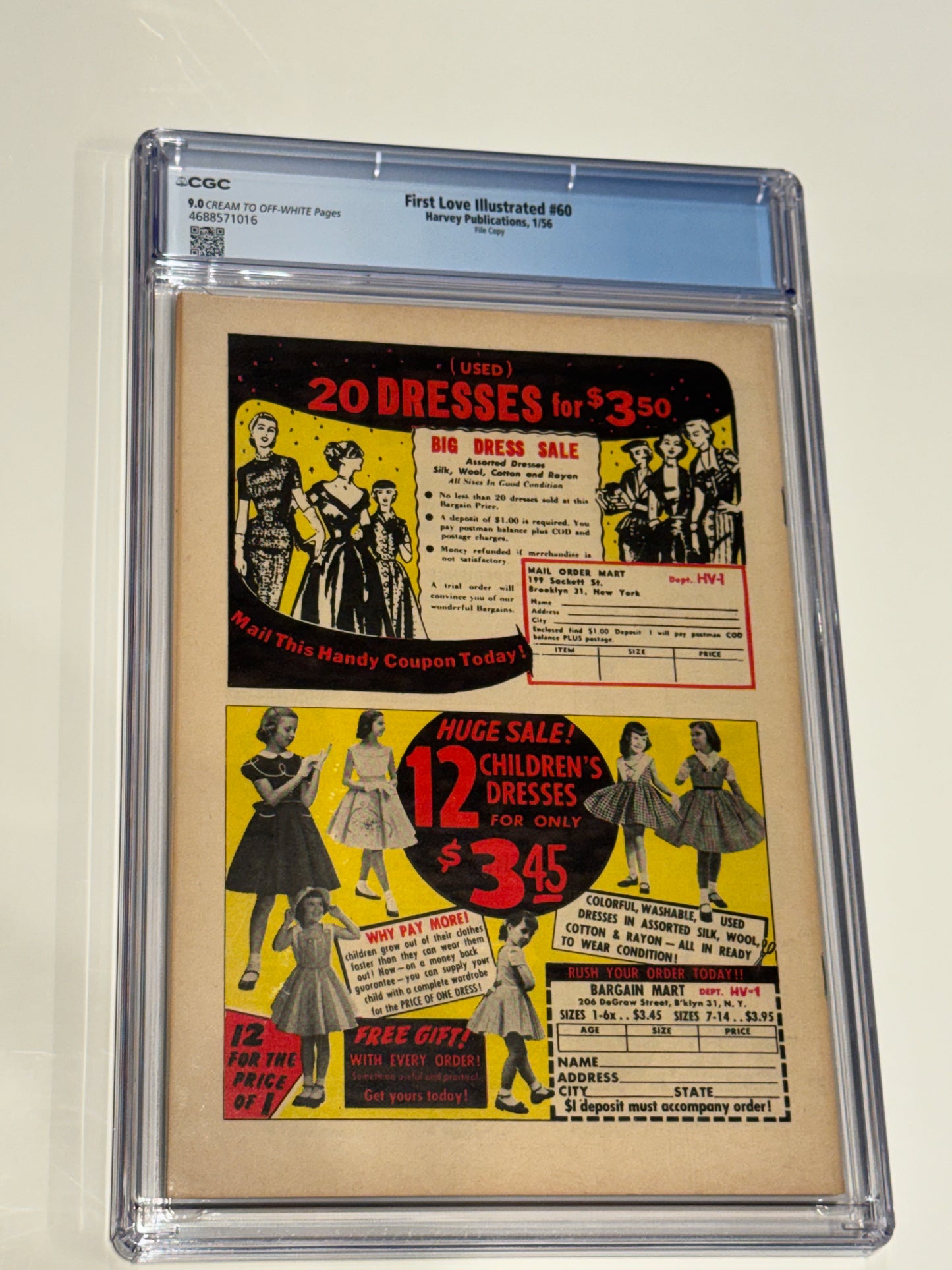 FIRST LOVE MAGAZINE #60 CGC 9.0