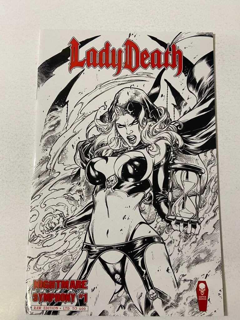 LADY DEATH Nightmare Symphony #1 NM Raw Edition Variant LTD 400