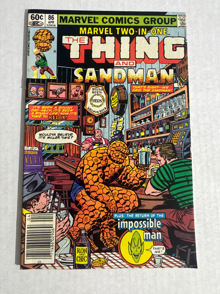 MARVEL TWO-IN-ONE #86 FN/VF NEWSSTAND