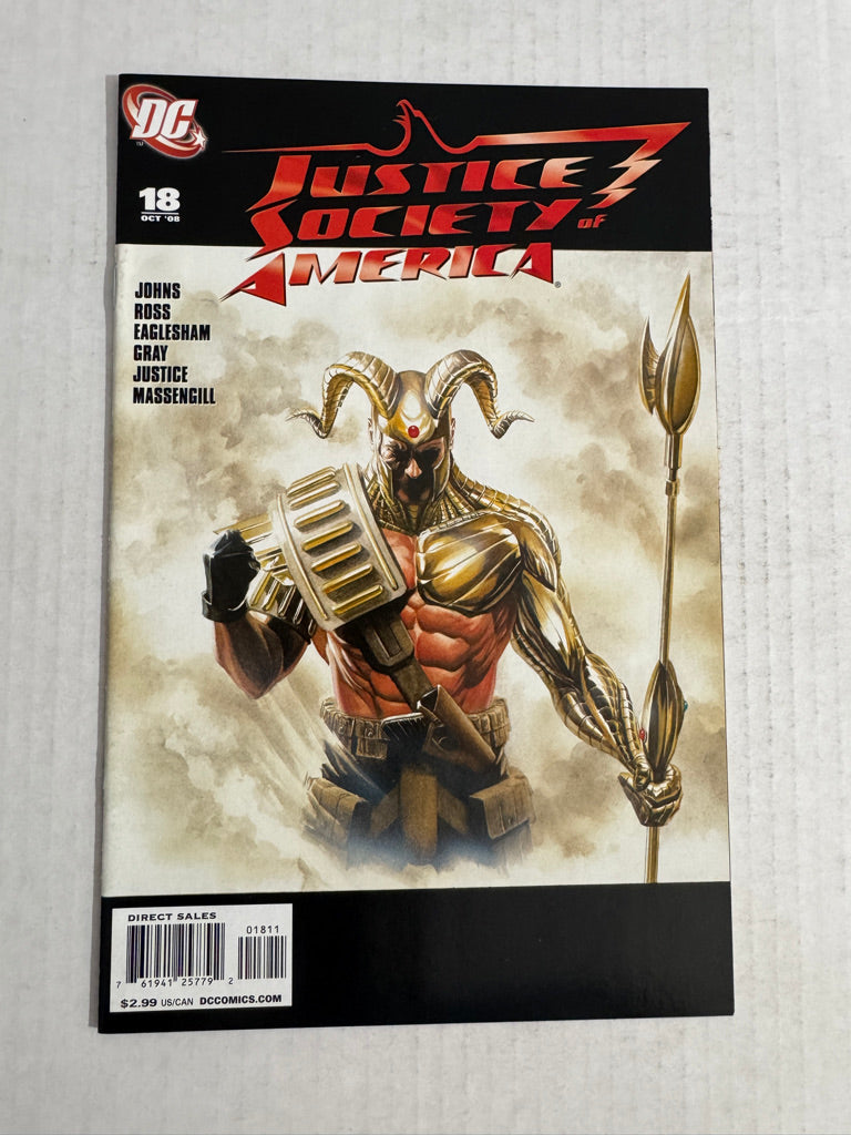 JUSTICE SOCIETY OF AMERICA #18 Vol 3 NM Alex Ross Cover
