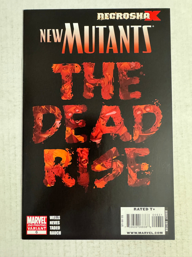 NEW MUTANTS #6 Vol 3 NM- 2nd Print Variant
