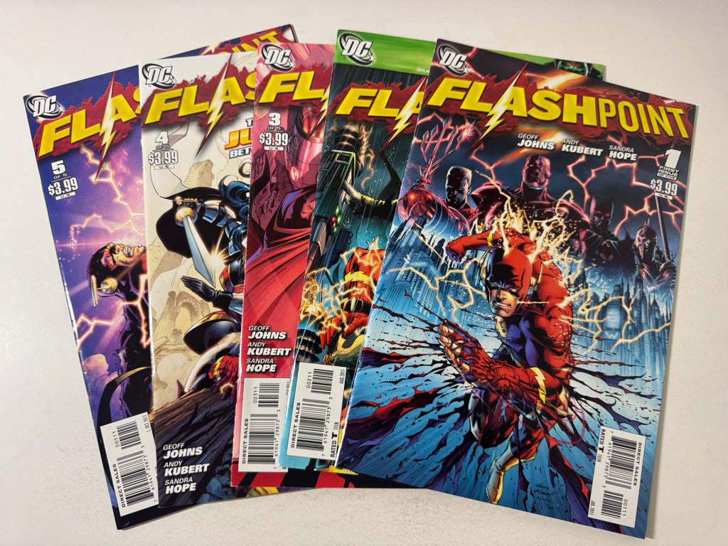 FLASHPOINT #1-5 NM- Set 1ST APPEARANCE
