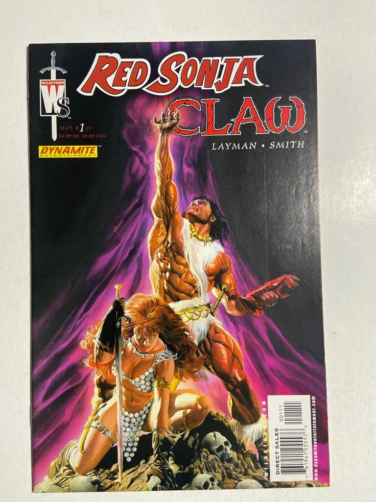RED SONJA CLAW #1 NM- Alex Ross Cover