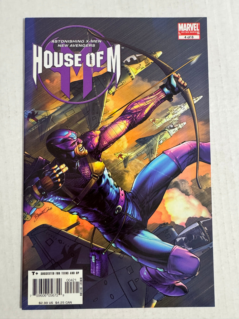HOUSE OF M #4 VF/NM 1:20 Brandon Peterson Variant 1ST APPEARANCE