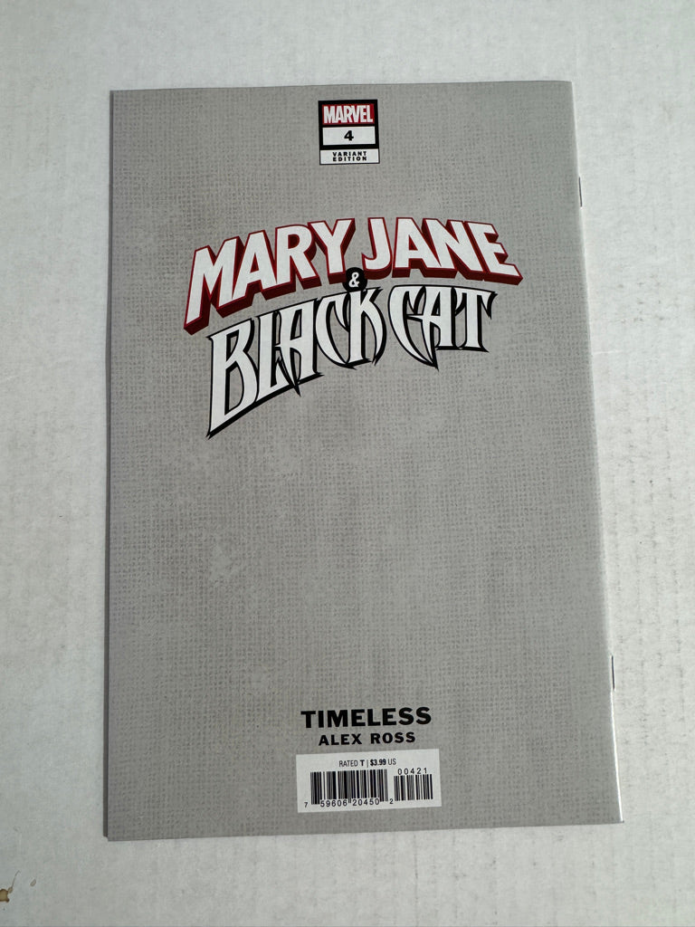 MARY JANE & BLACK CAT Beyond #4 NM Alex Ross Timeless Variant