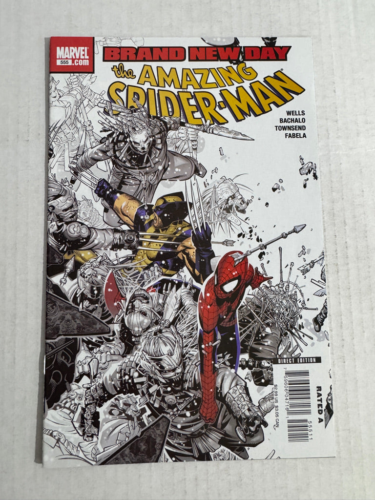 AMAZING SPIDER-MAN #555 NM- Chris Bachalo Cover