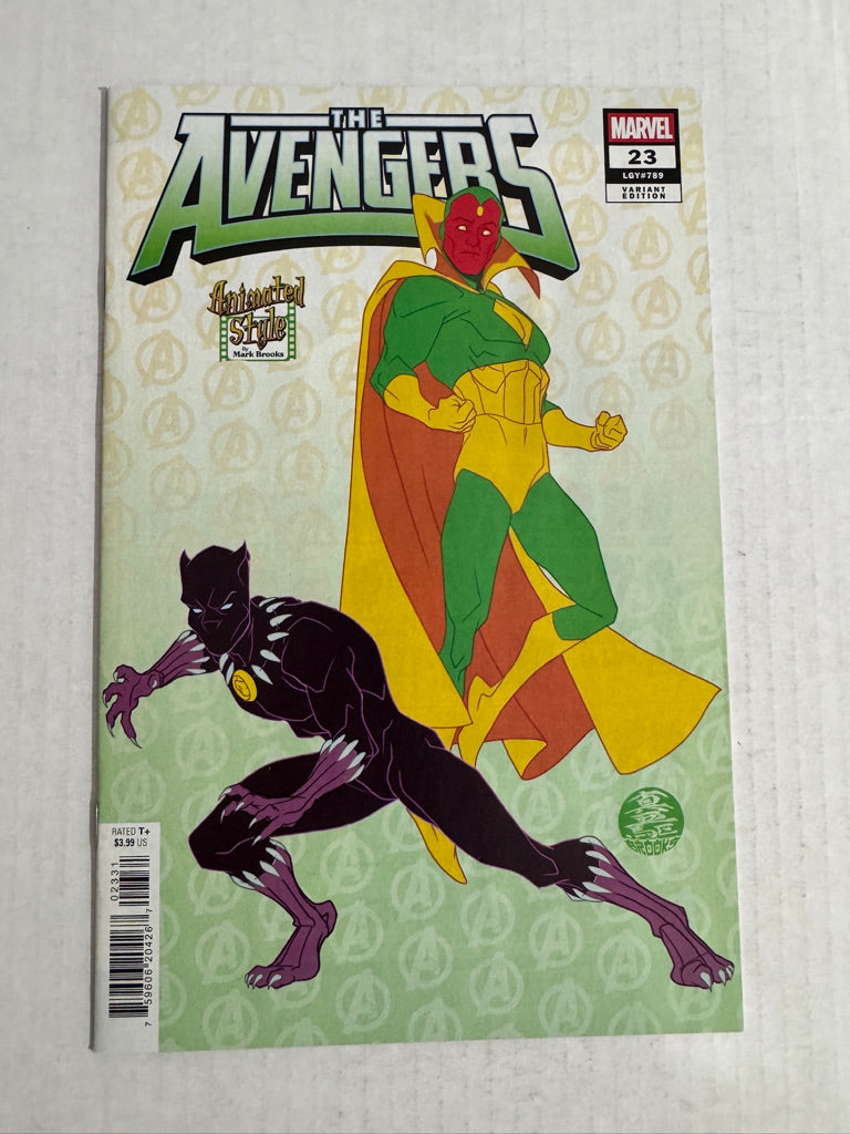 AVENGERS #23 Vol 8 NM Mark Brooks Animated Style Variant