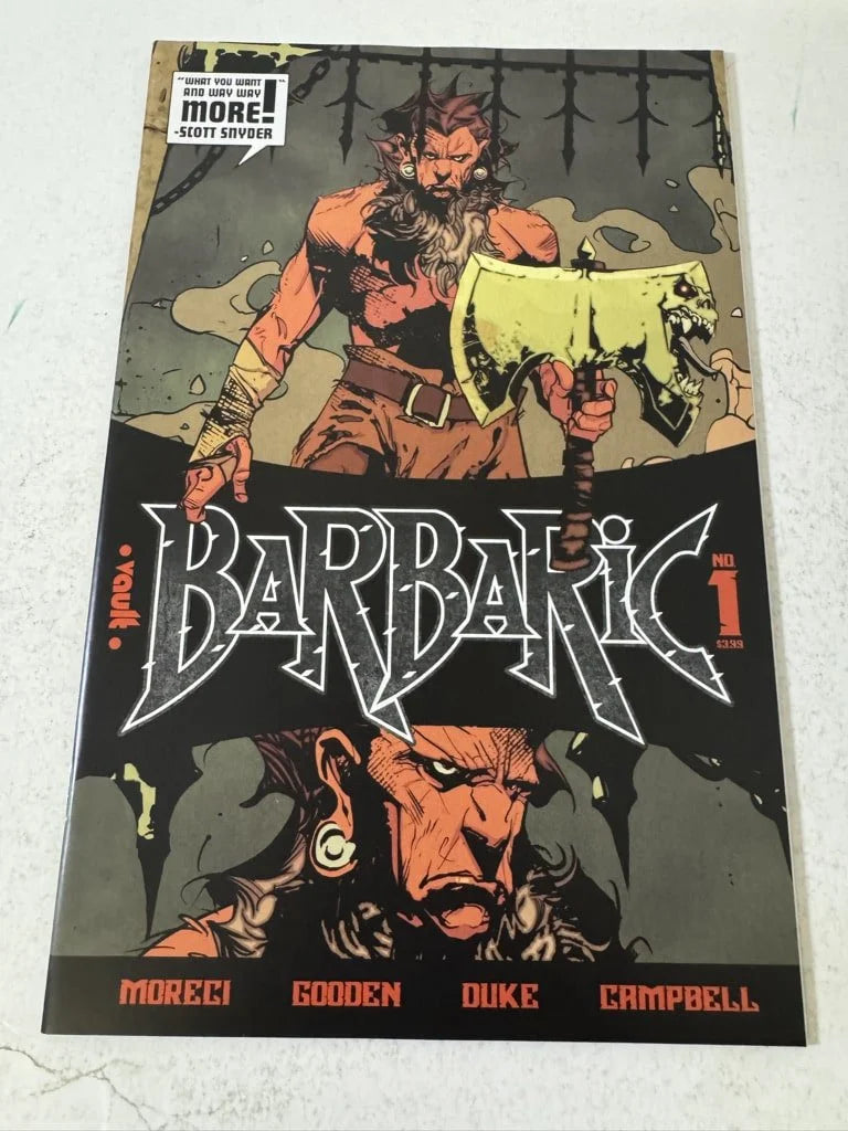 BARBARIC #1 NM 2nd Print Variant