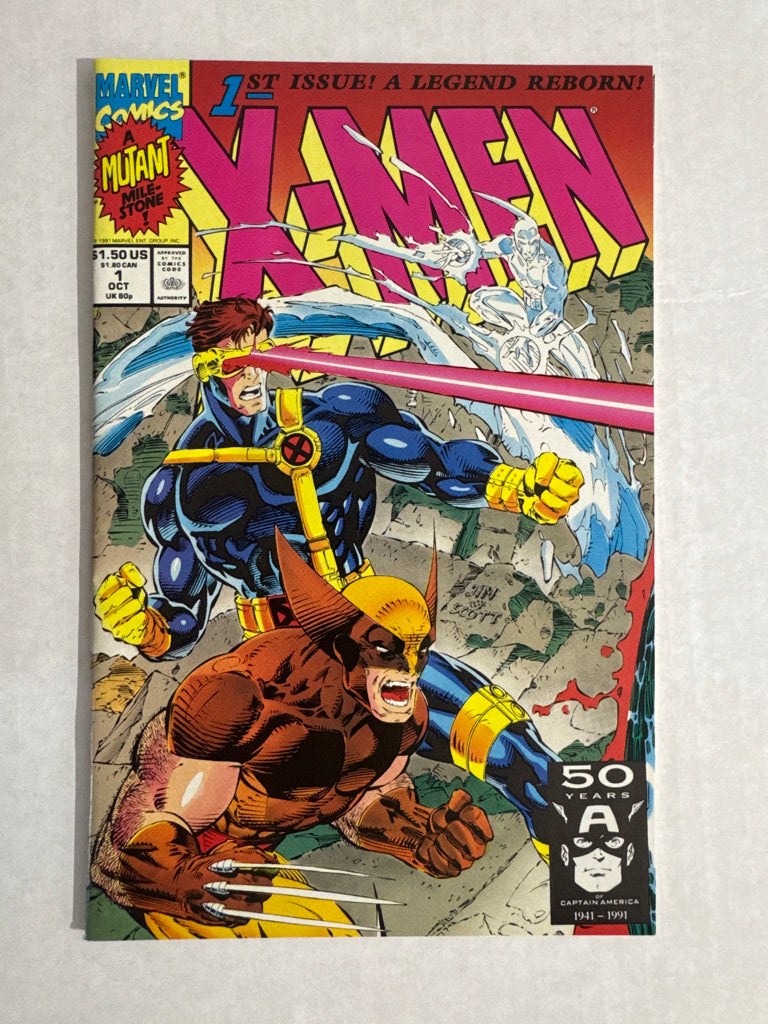 X-MEN #1 C NM- Jim Lee Cover 1ST APPEARANCE