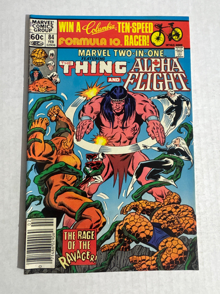 MARVEL TWO-IN-ONE #84 VF NEWSSTAND