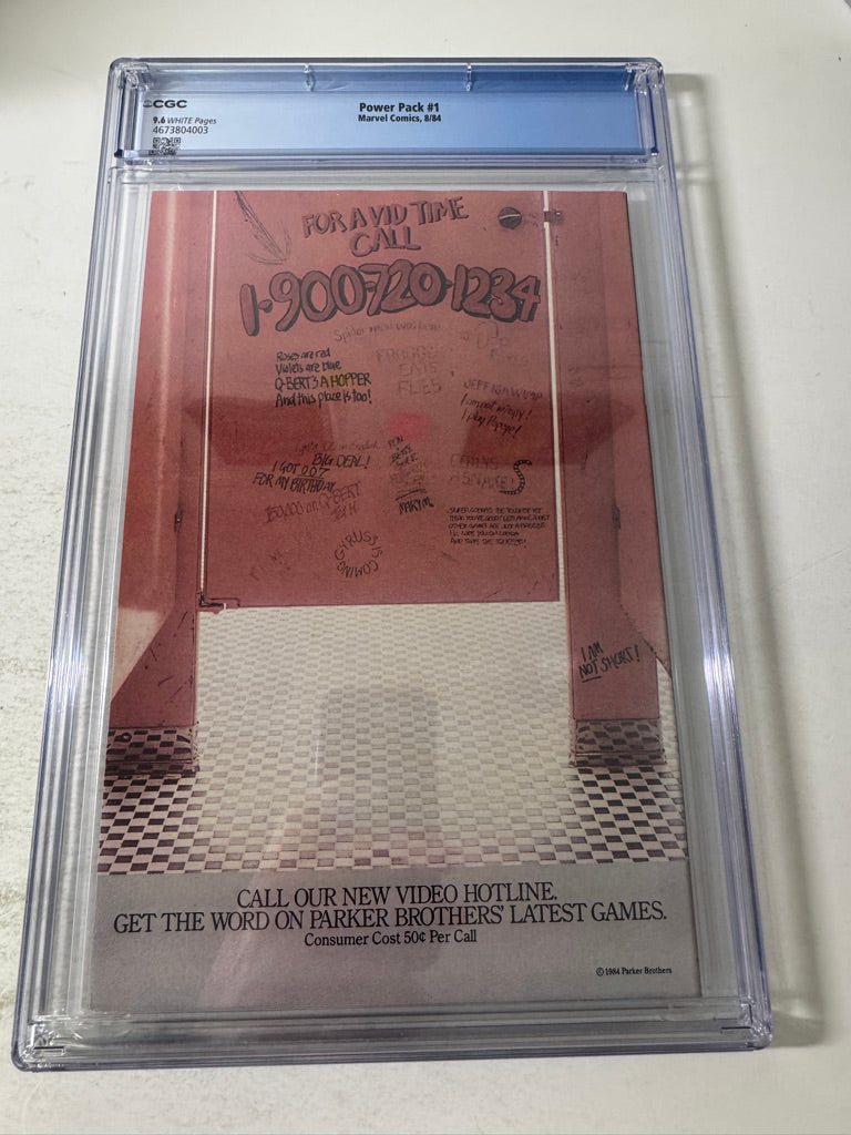 POWER PACK #1 9.6 CGC 1ST APPEARANCE