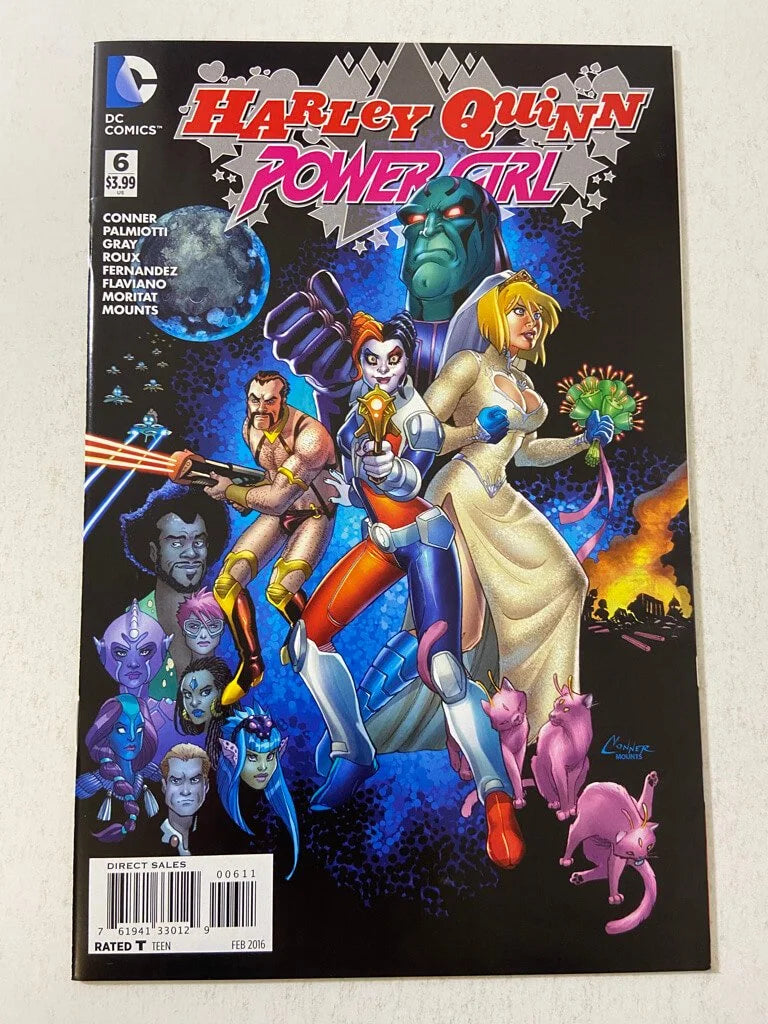 HARLEY QUINN POWER GIRL #1-6 NM Set