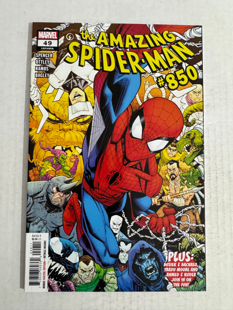 AMAZING SPIDER-MAN #49 Vol 5 NM Ryan Ottley Cover