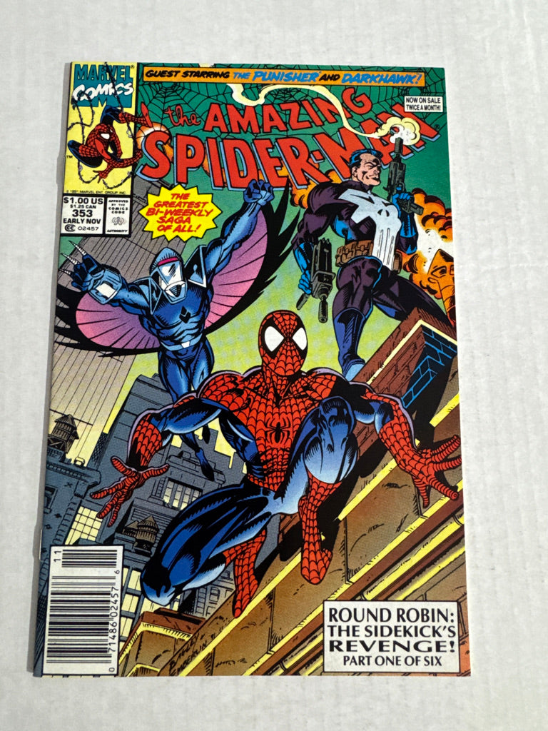 AMAZING SPIDER-MAN #353 VF/NM Mark Bagley Cover NEWSSTAND