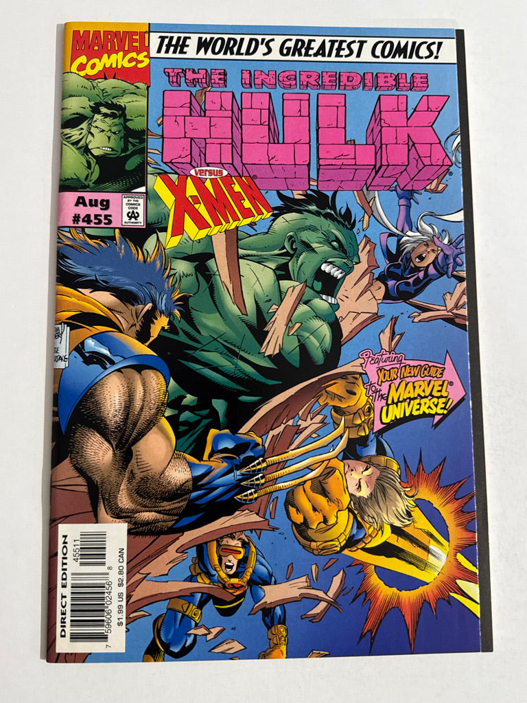 INCREDIBLE HULK #455 NM Adam Kubert Cover
