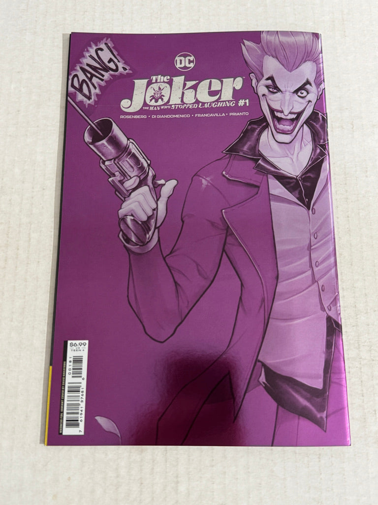 JOKER The Man Who Stopped Laughing #1 NM David Nakayama Foil Variant