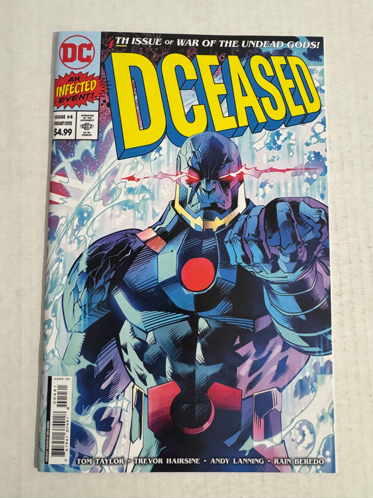 DCEASED War of The Undead Gods #4 NM Dan Mora Connecting Variant