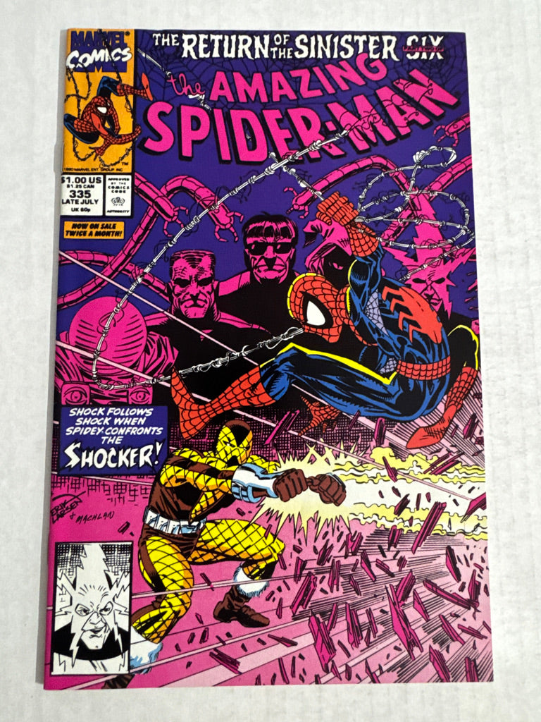 AMAZING SPIDER-MAN #335 NM- Erik Larsen Cover