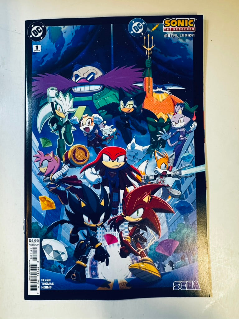 DC X SONIC THE HEDGEHOG Metal Legion #1 NM Min Ho Kim Variant