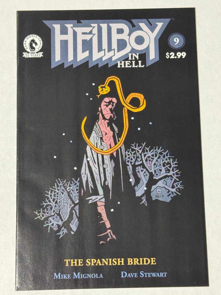 HELLBOY IN HELL #9 NM- Mike Mignola Cover