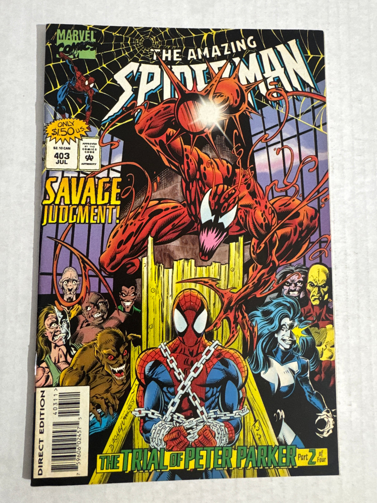 AMAZING SPIDER-MAN #403 FN/VF Mark Bagley Cover