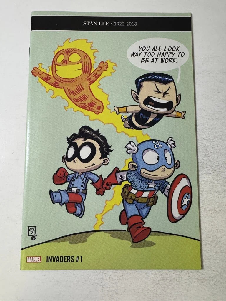 INVADERS #1 Vol 3 NM Skottie Young Variant