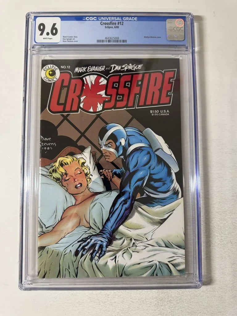 CROSSFIRE #12 CGC 9.6 Dave Stevens Cover