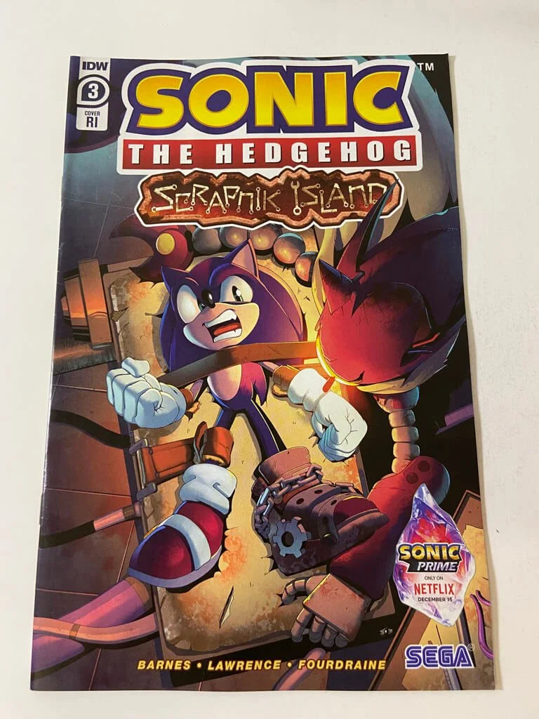 SONIC THE HEDGEHOG Scrapnik Island #3 NM 1:10 Variant