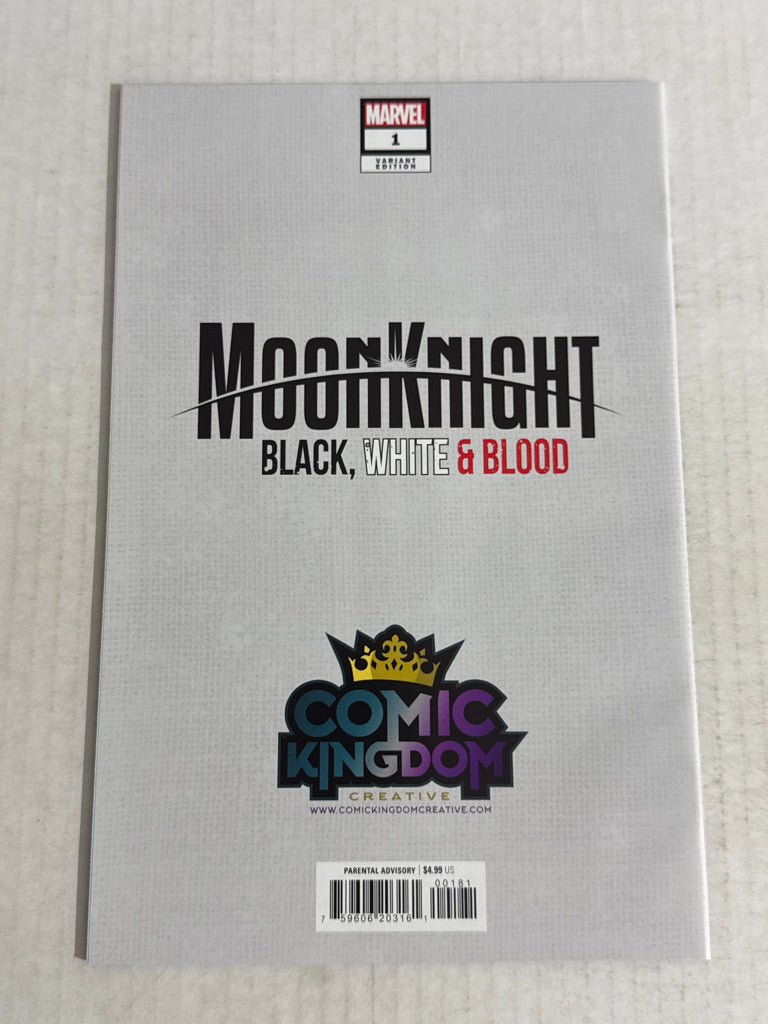 MOON KNIGHT BLACK WHITE & BLOOD #1 NM Gabriele Dell'Otto Virgin Store Exclusive Variant