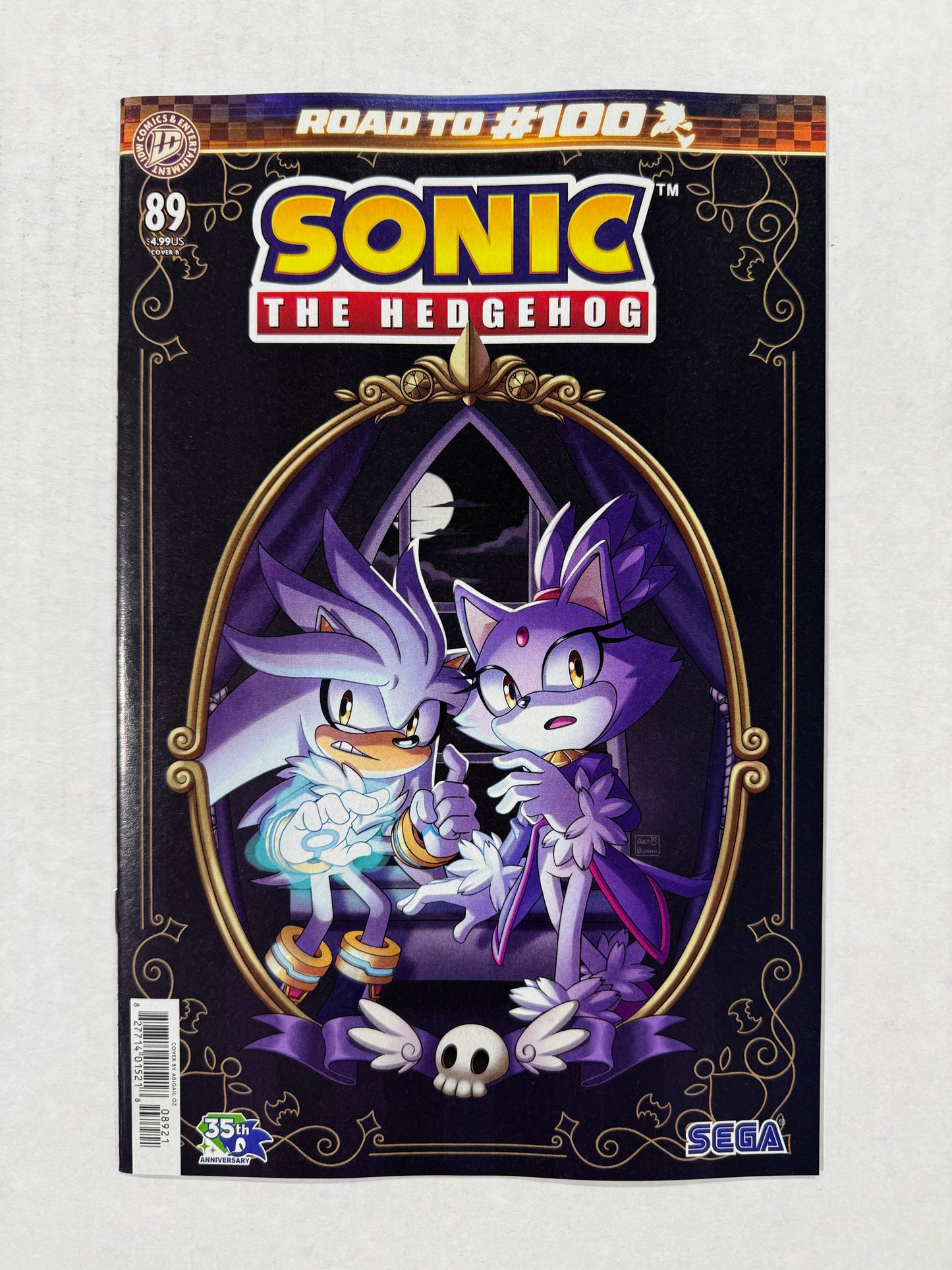 SONIC THE HEDGEHOG #89 NM Cover B Abigail Oz Variant