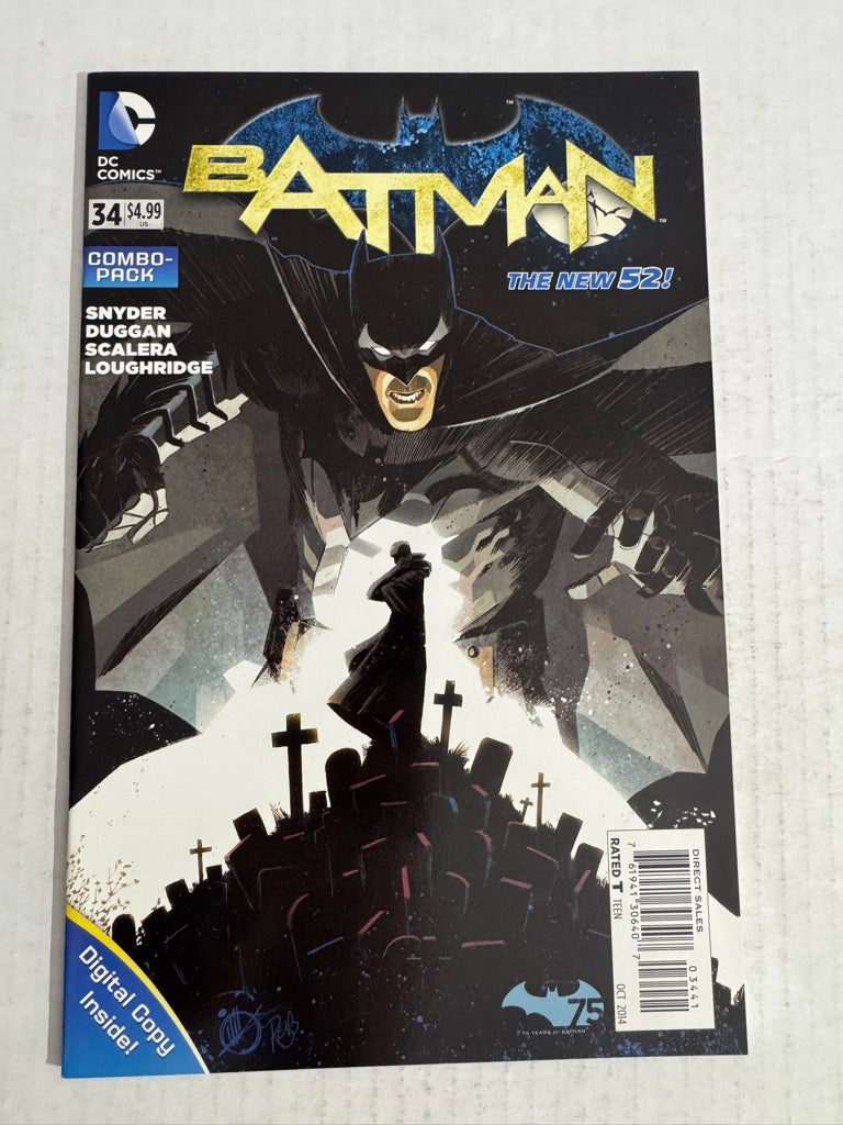 BATMAN #34 Vol 2 NM Greg Capullo Combo Pack Variant