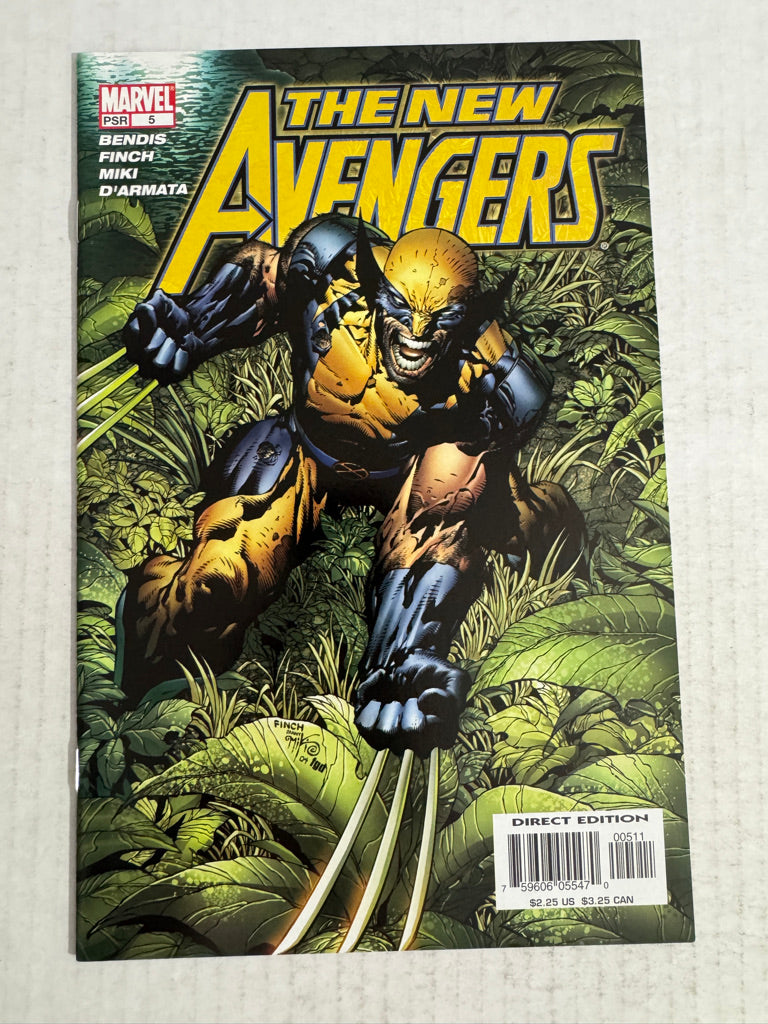 NEW AVENGERS #5 NM David Finch Cover