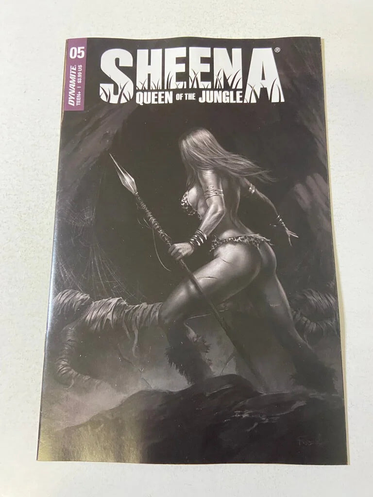 SHEENA QUEEN OF THE JUNGLE #5 NM 1:25 Lucio Parrillo B/W Variant