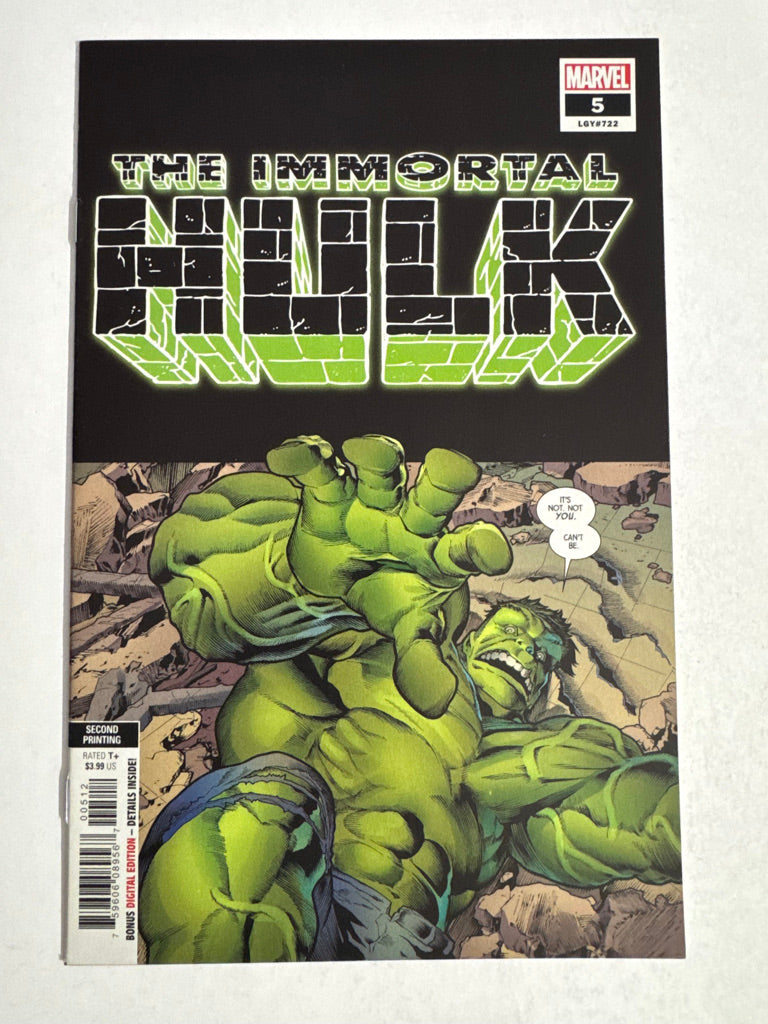 IMMORTAL HULK #5 NM 2nd Print Variant
