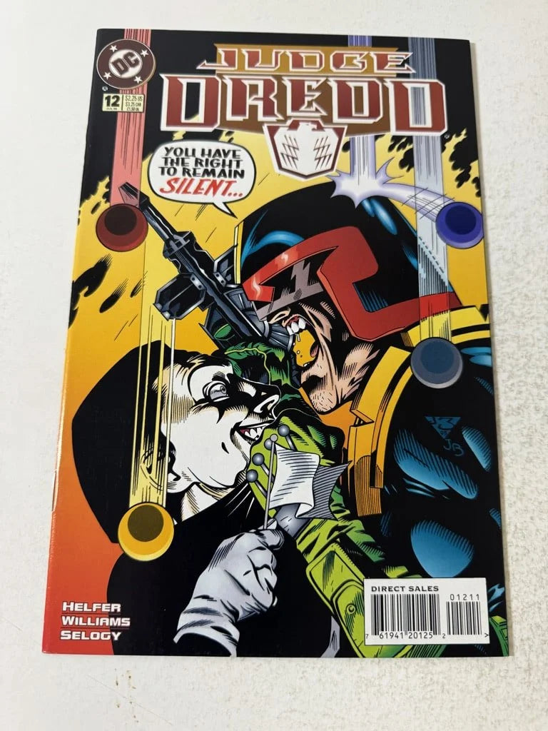 JUDGE DREDD #12 NM (DC) JH Williams III Cover