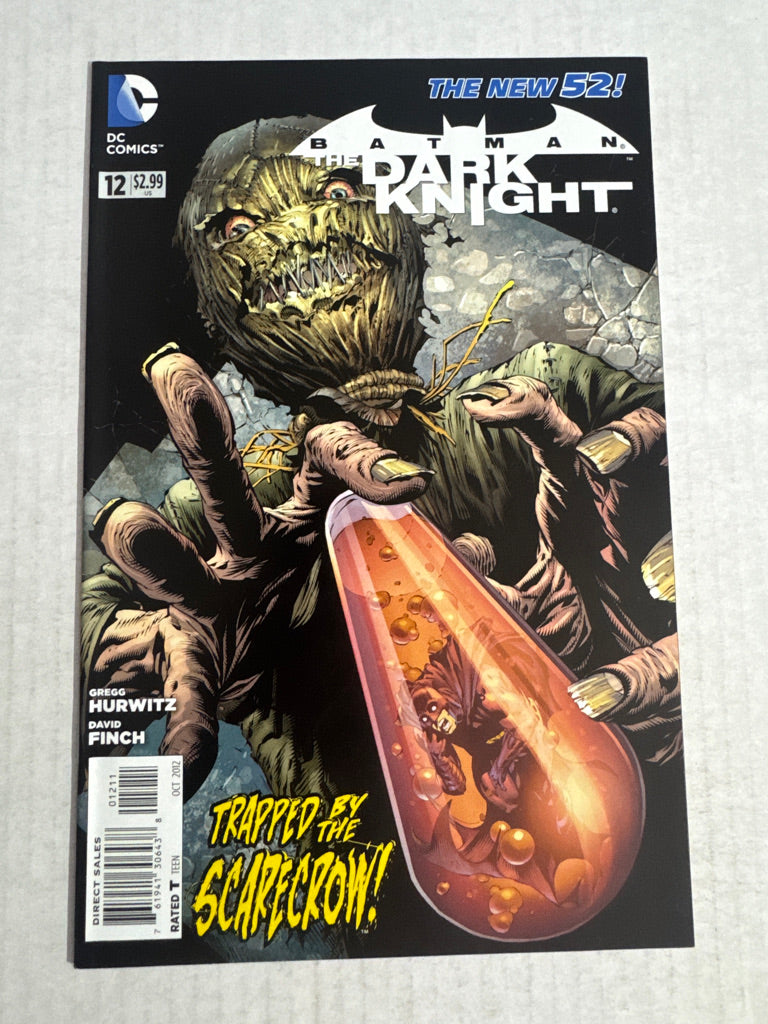 BATMAN THE DARK KNIGHT #12 Vol 2 David Finch Cover