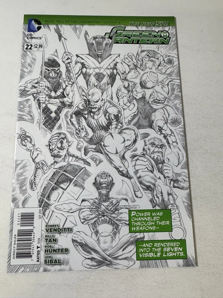 GREEN LANTERN #22 Vol 5 1:25 Sketch Variant