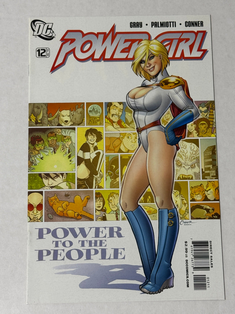 POWER GIRL #12 Vol 2 NM Amanda Conner Cover