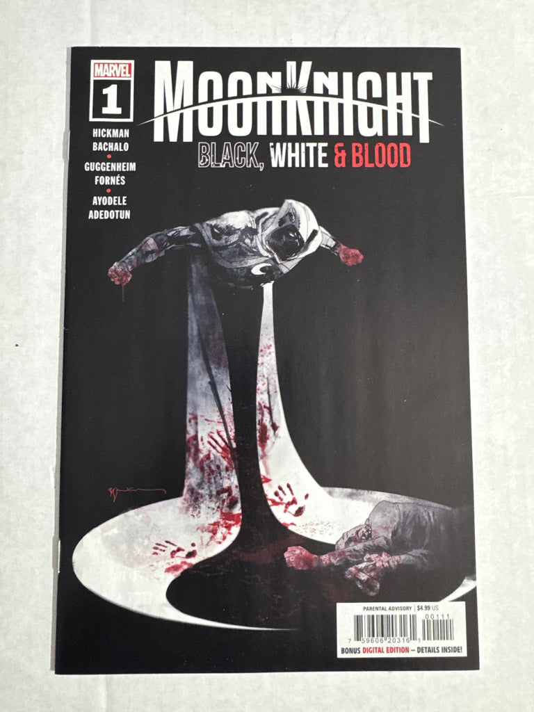 MOON KNIGHT BLACK WHITE & BLOOD #1 NM Bill Sienkiewicz Cover 1ST APPEARANCE
