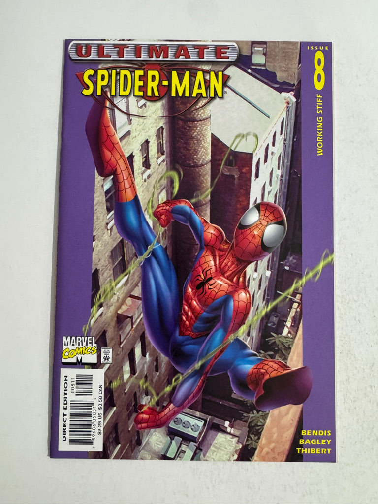 ULTIMATE SPIDER-MAN #8 NM W/ Card Insert