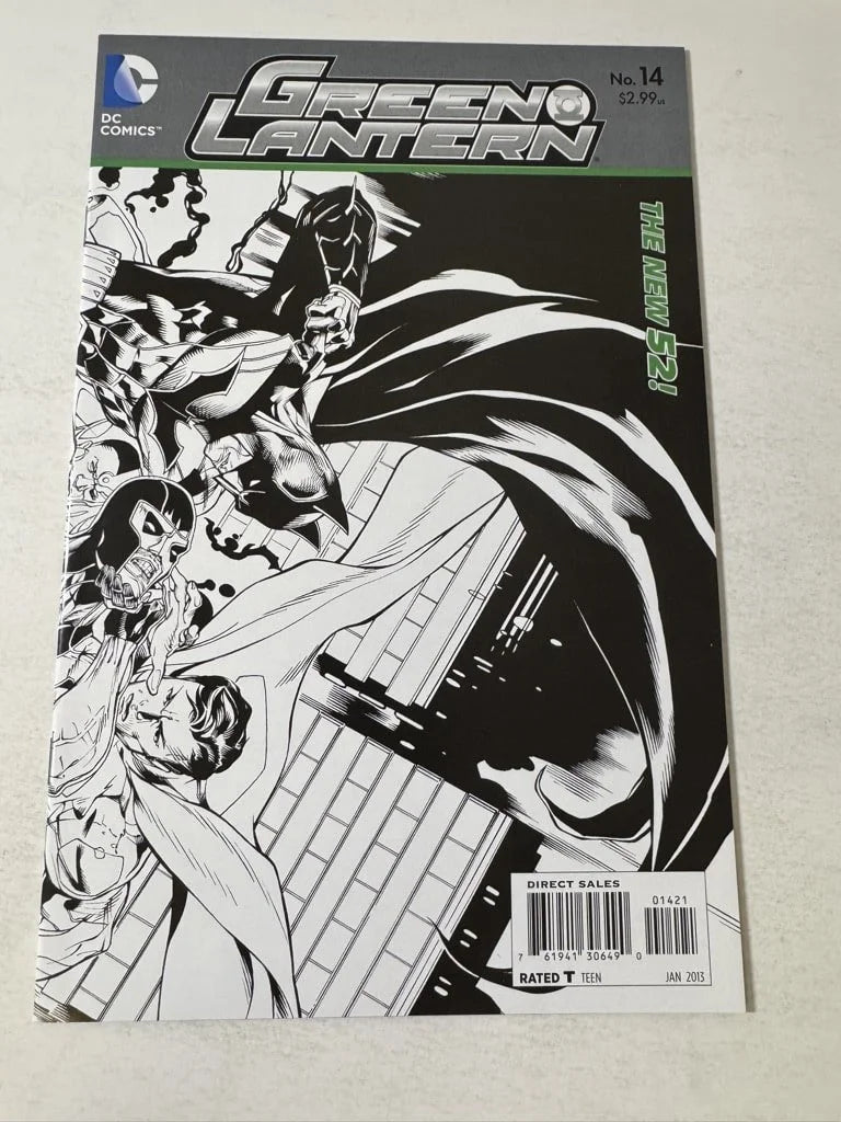 GREEN LANTERN #14 Vol 5 NM 1:25 Sketch Wrap Variant