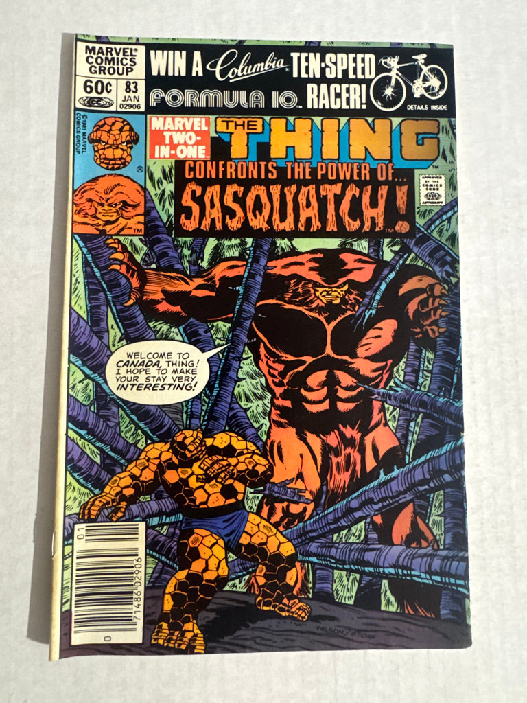 MARVEL TWO-IN-ONE #83 FN NEWSSTAND