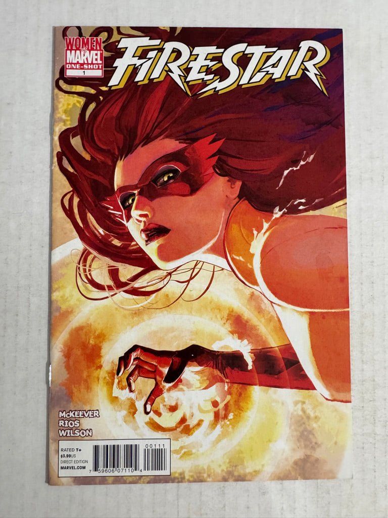 WOMEN OF MARVEL: FIRESTAR #1 VF/NM Stephanie Hans Cover