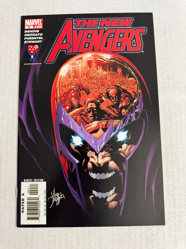 NEW AVENGERS #20 NM- Mike Deodato Jr Cover