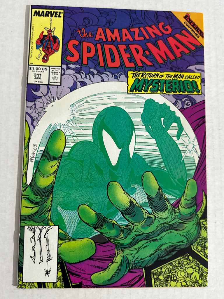 AMAZING SPIDER-MAN #311 NM Todd McFarlane Cover