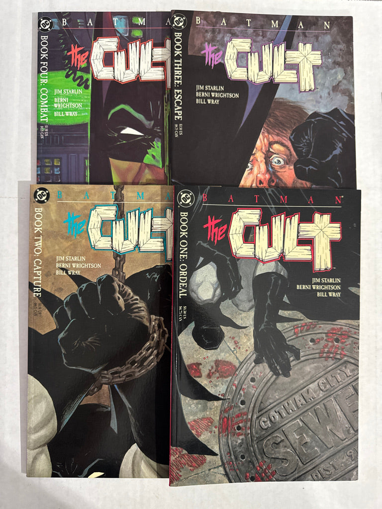 BATMAN THE CULT #1-4 NM- Bernie Wrightson Covers SET