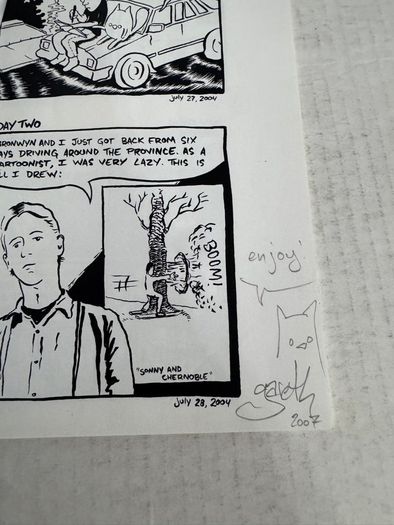 THE MAGIC TEETH DAILIES VOLUME #1 NM SIGNED by Gareth Kyle Guadin